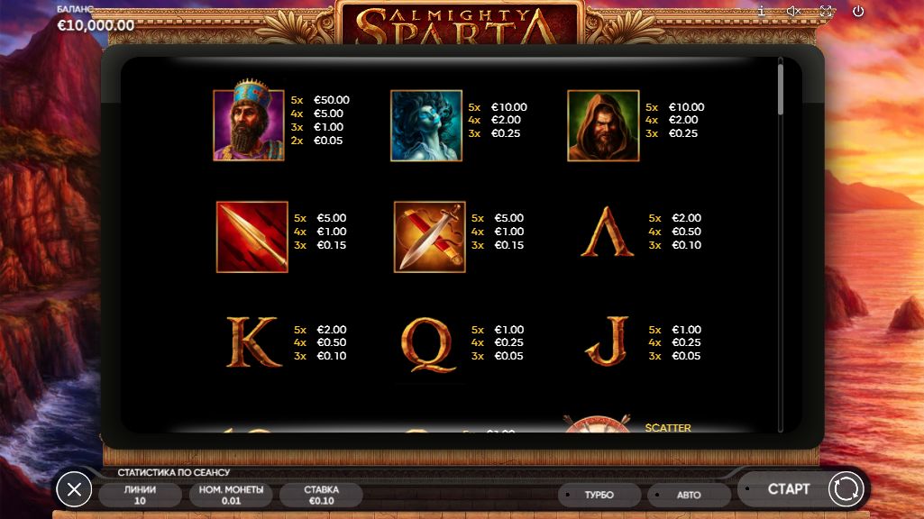 Игра Almighty Sparta